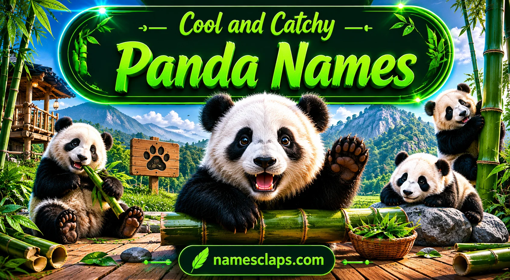 Cool and Catchy Panda Names