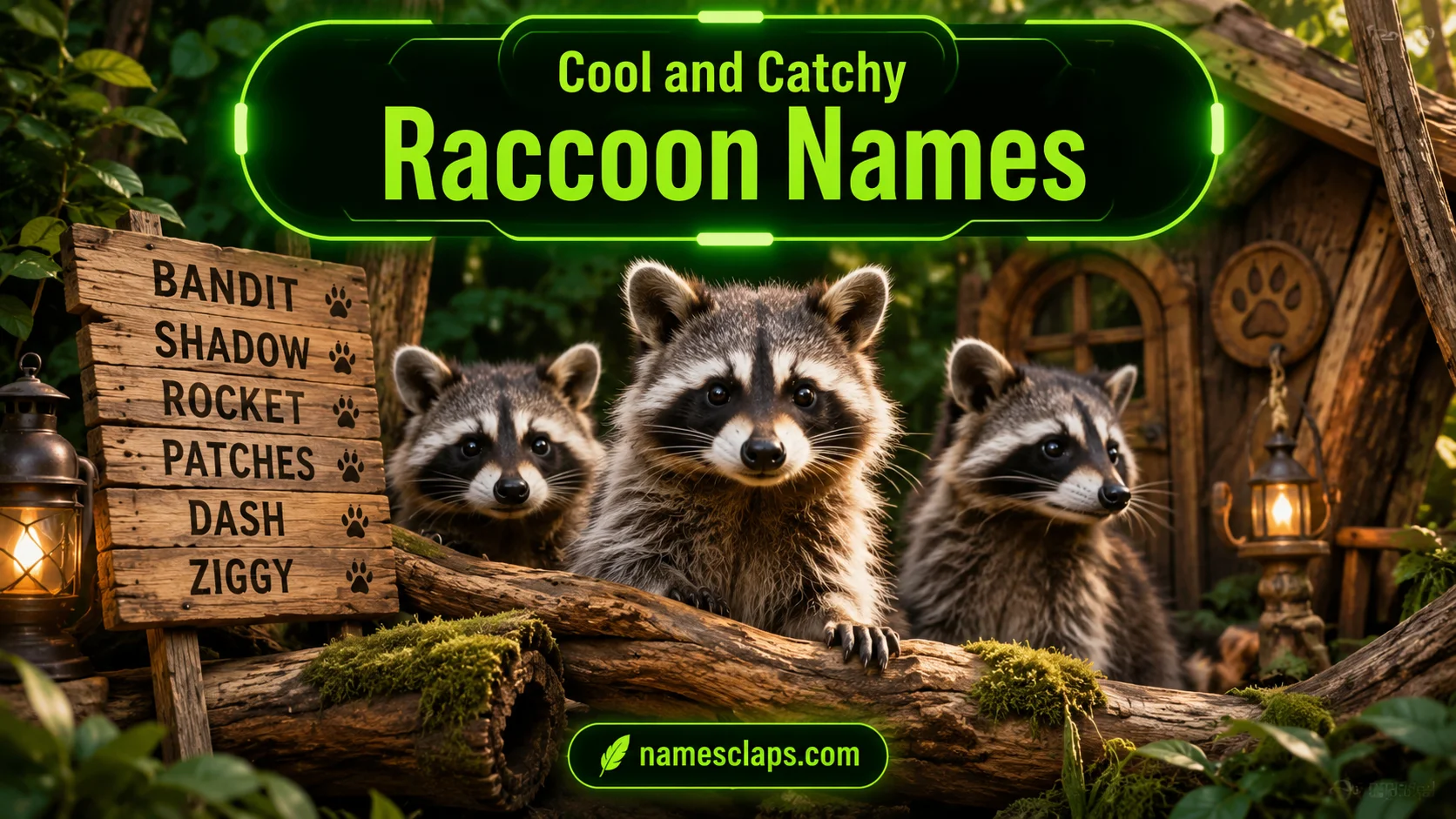 Cool and Catchy Raccoon Names
