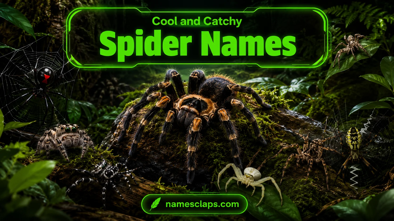 Cool And Catchy Spider Names
