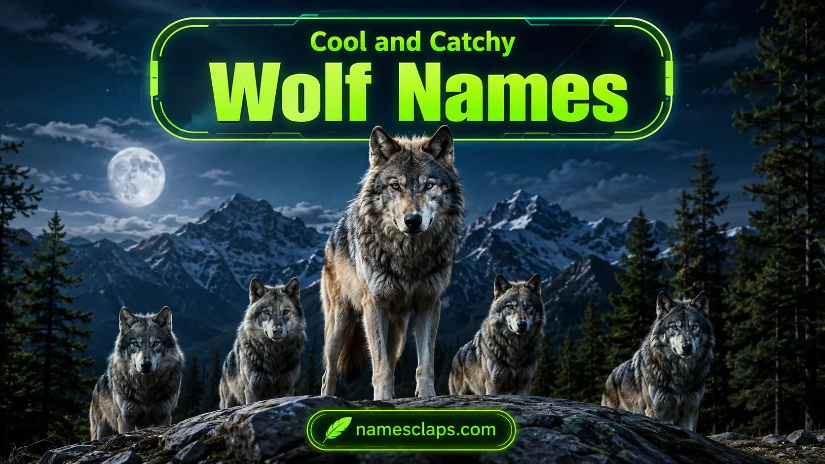 Cool And Catchy Wolf Names