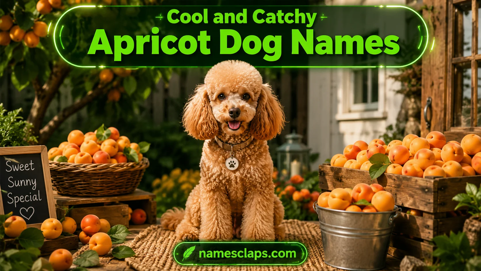 Cool And Catchy Apricot Dog Names