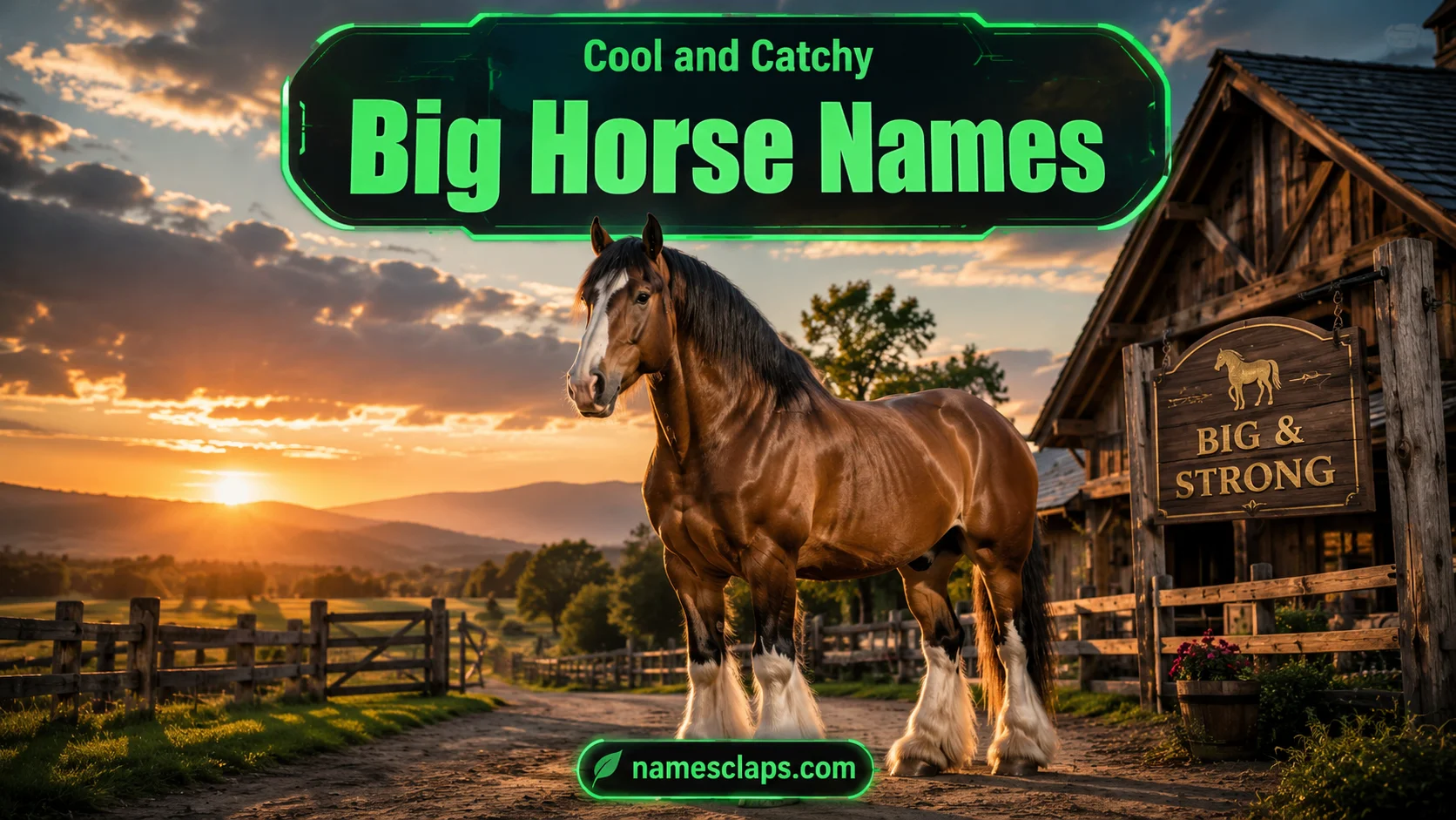 Cool And Catchy Big Horse Names