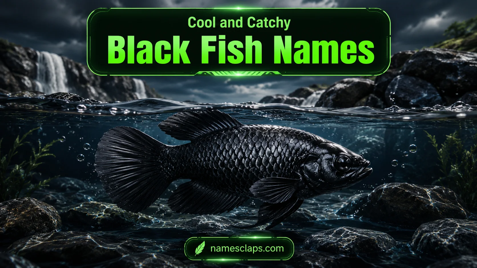 Cool And Catchy Cute Black Fish Names
