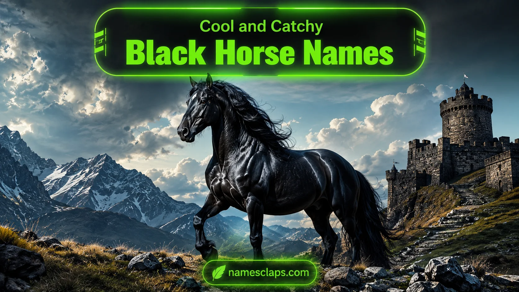 Cool And Catchy Black Horse Names