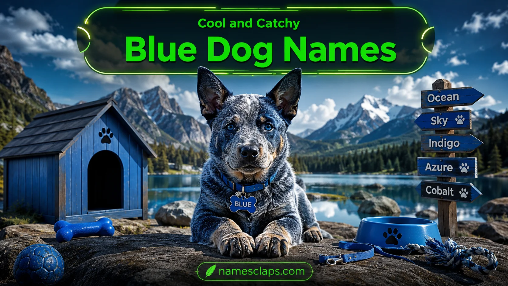 Cool And Catchy Blue Dog Names