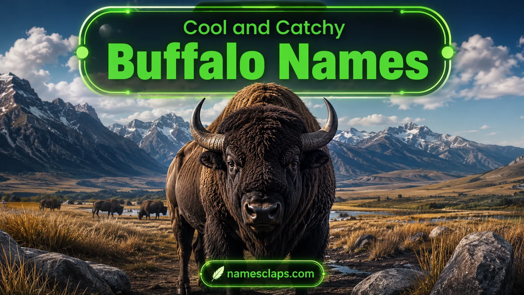 Cool And Catchy Buffalo Names