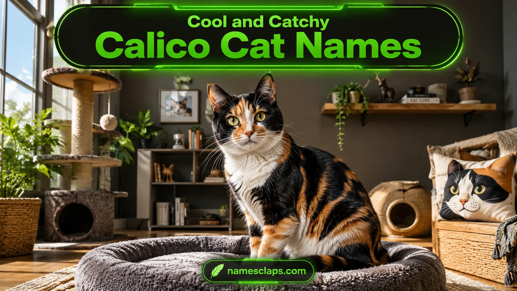 Cool And Catchy Calico Cat Names