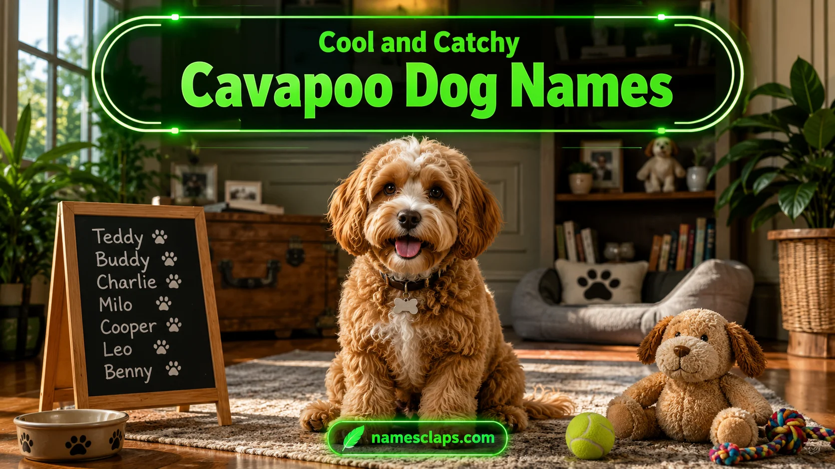 Cool And Catchy Cavapoo Dog Names