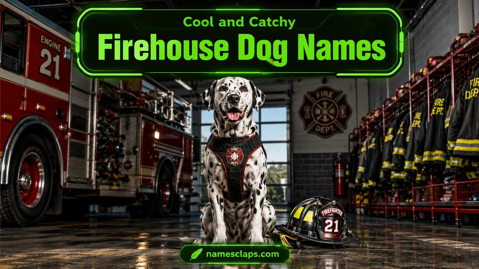 Cool And Catchy Firehouse Dog Names