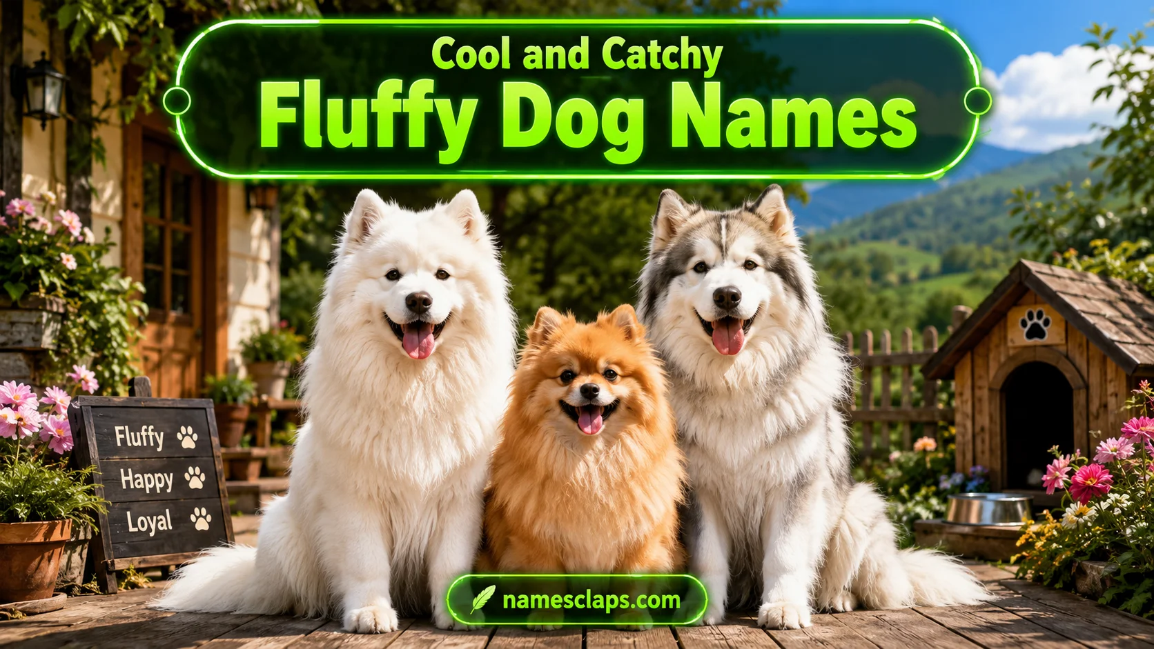 Cool And Catchy Fluffy Dog Names
