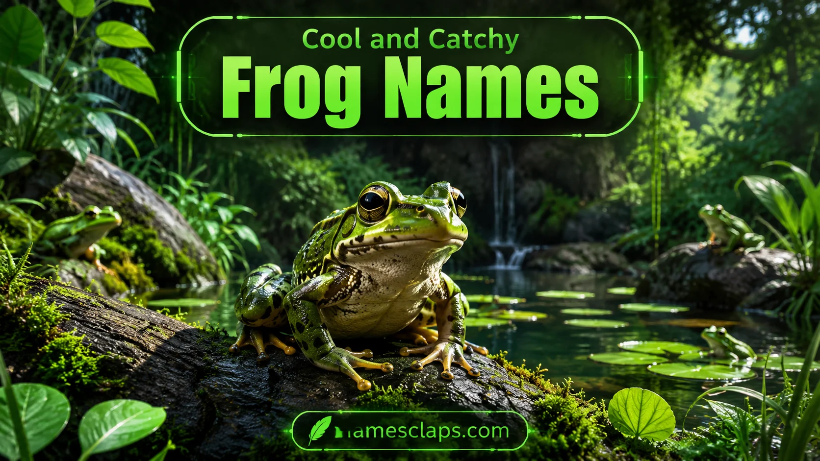 Cool And Catchy Frog Names