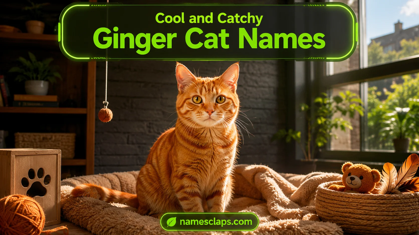 Cool And Catchy Ginger Cat Names