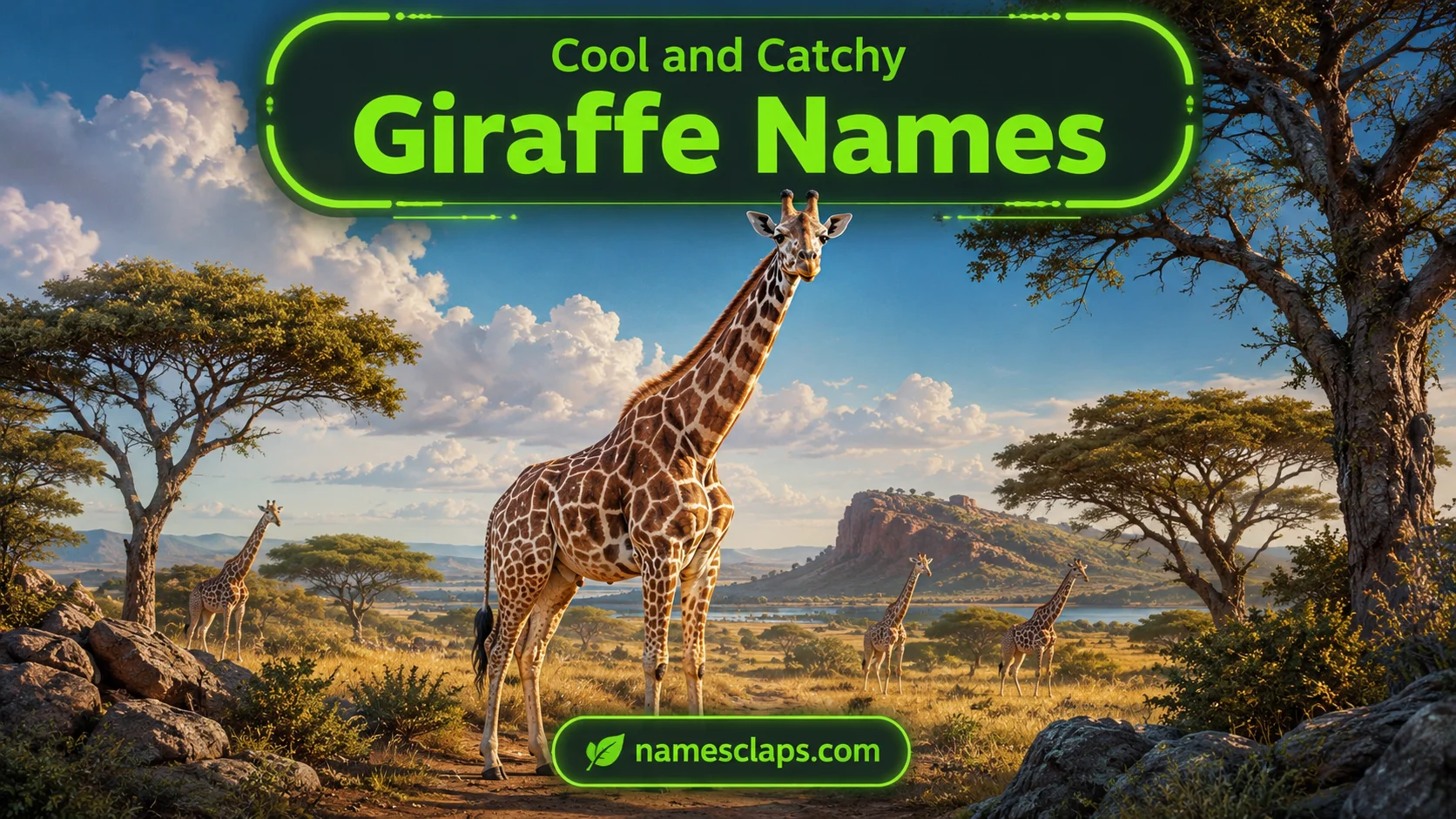 Cool And Catchy Giraffe Names