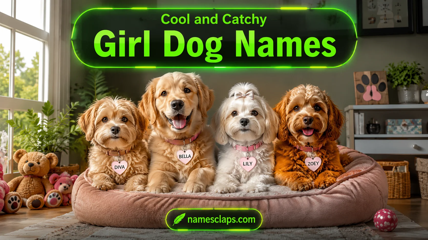 Cool And Catchy Girl Dog Names