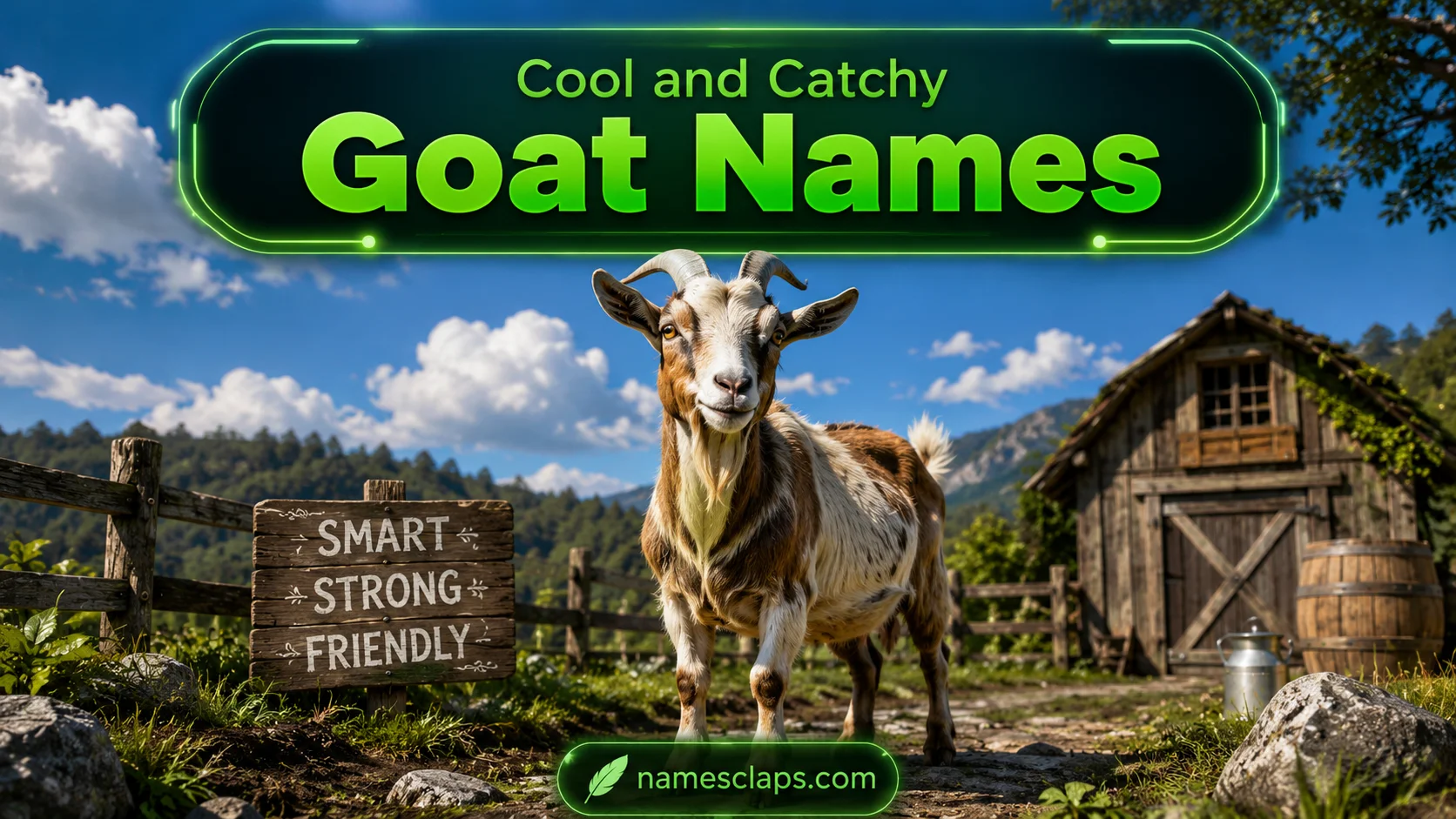 Cool And Catchy Goat Names