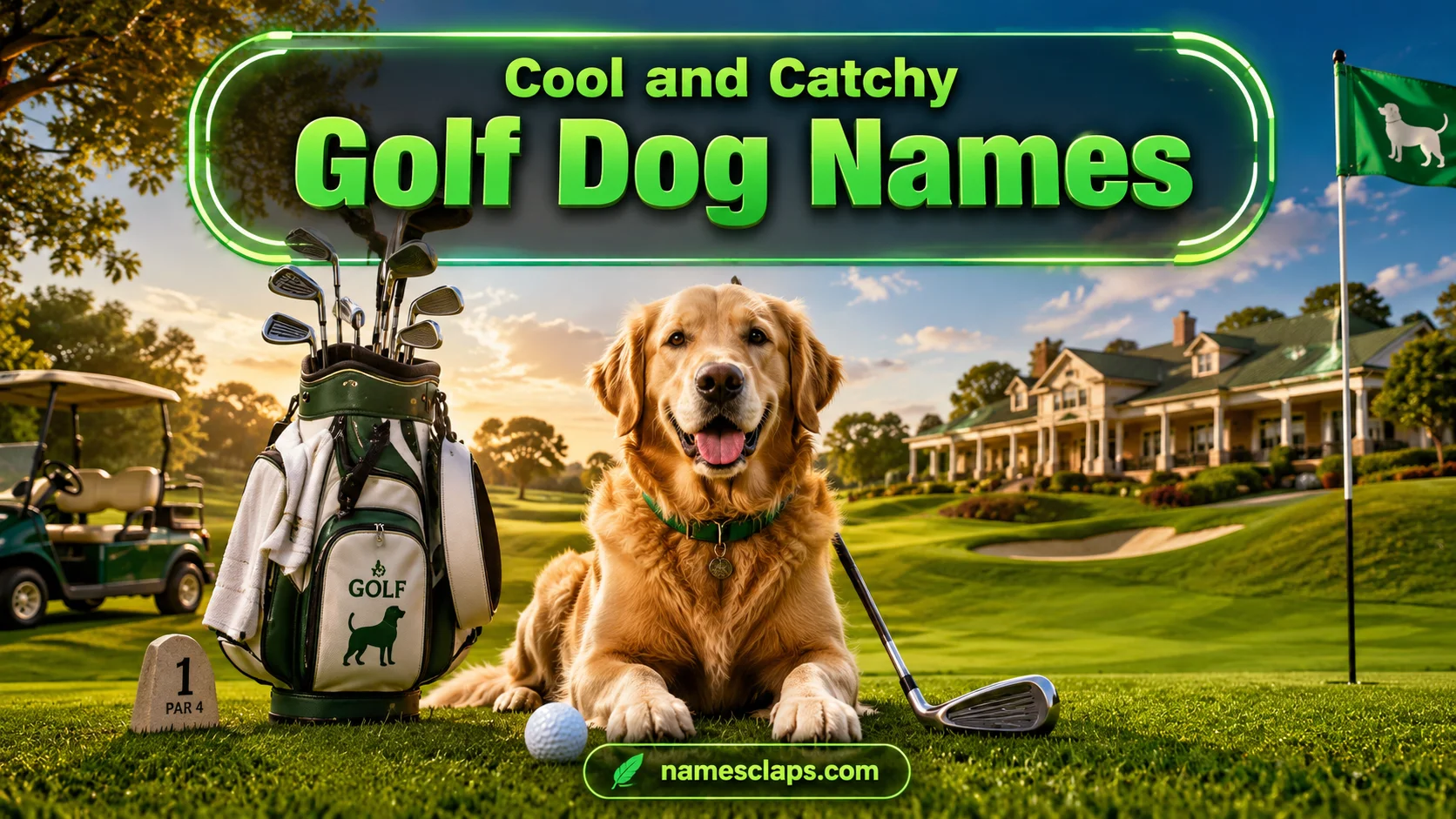 Cool And Catchy Golf Dog Names