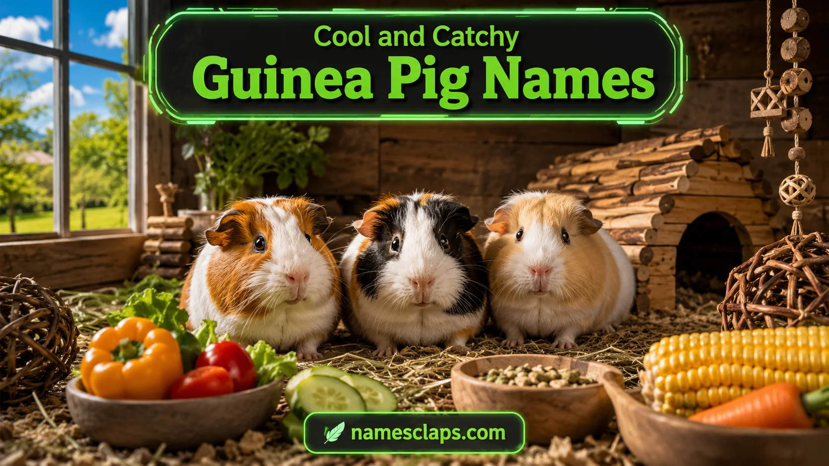 Cool And Catchy Guinea Pig Names