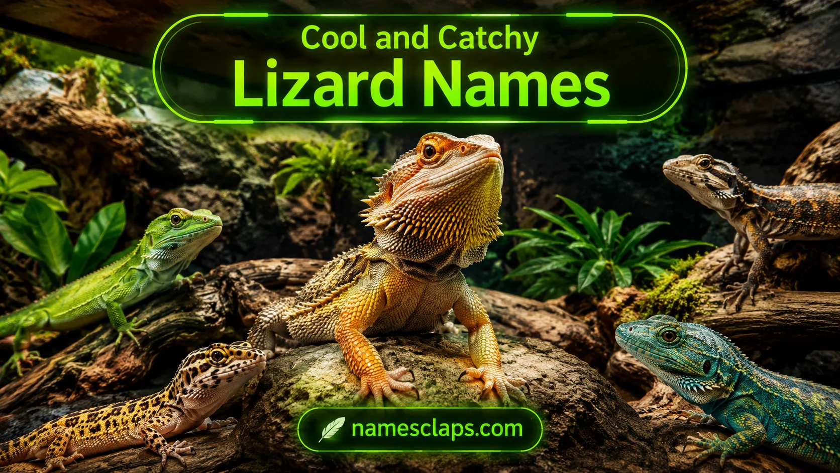 Cool And Catchy Lizard Names
