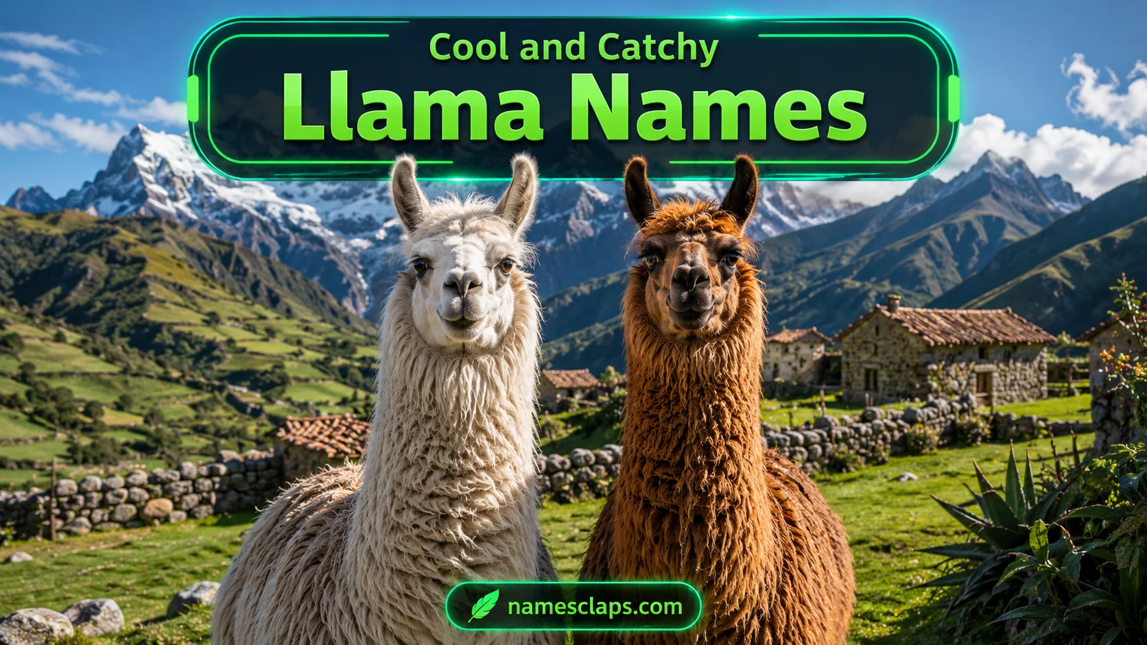 Cool And Catchy Llama Names