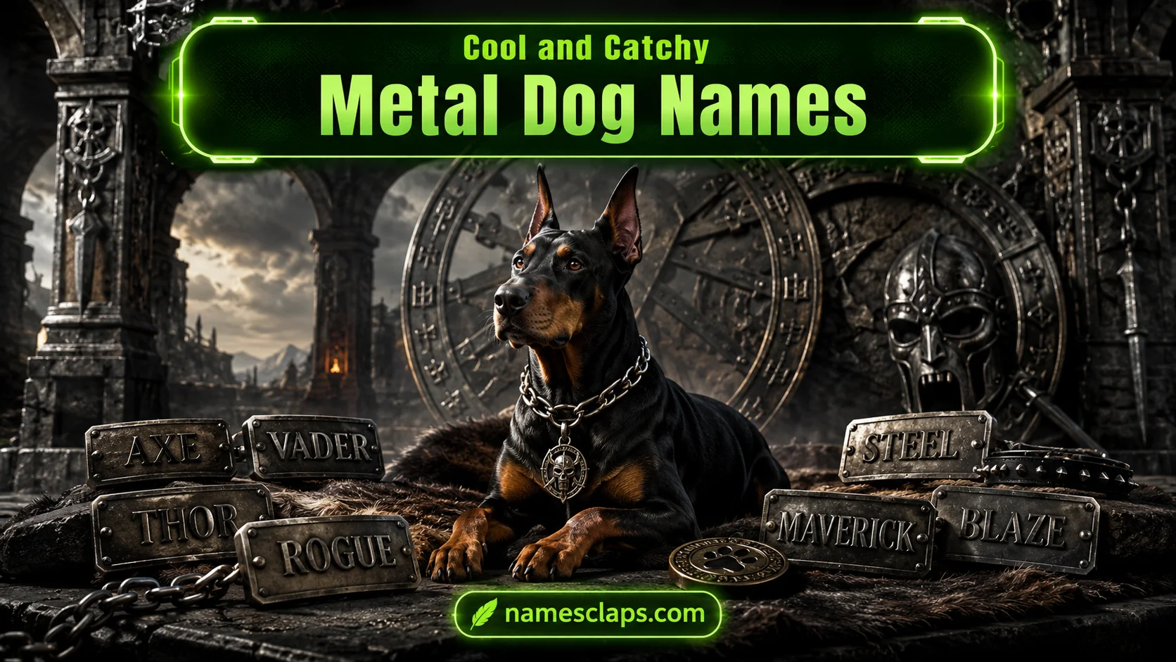 Cool And Catchy Metal Dog Names