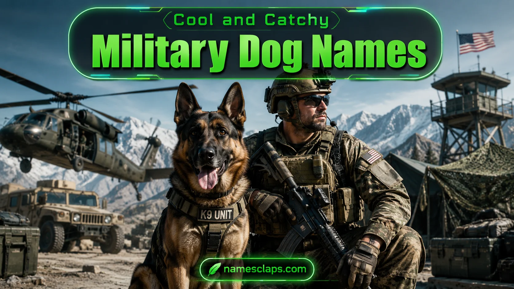 Cool And Catchy Military Dog Names