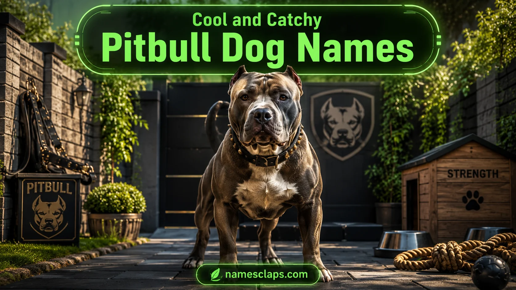 Cool And Catchy Pitbull Dog Names