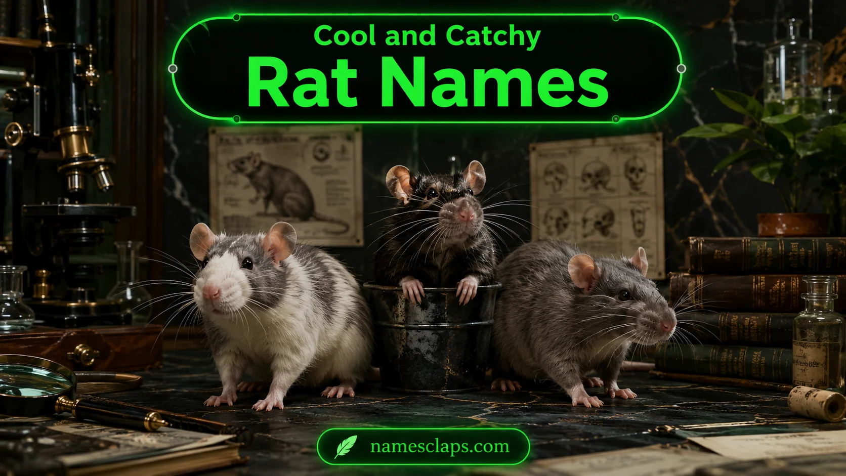 Cool and Catchy Rat Names