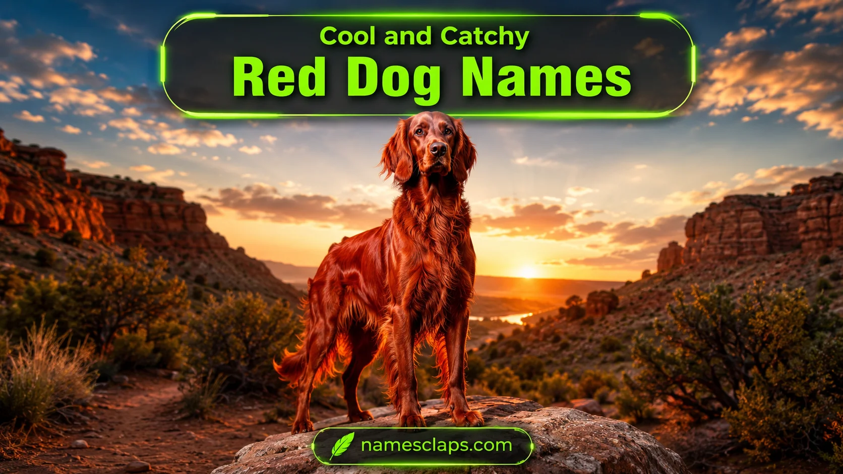 Cool And Catchy Red Dog Names