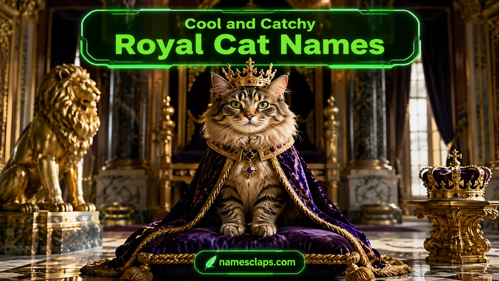 Cool And Catchy Royal Cat Names