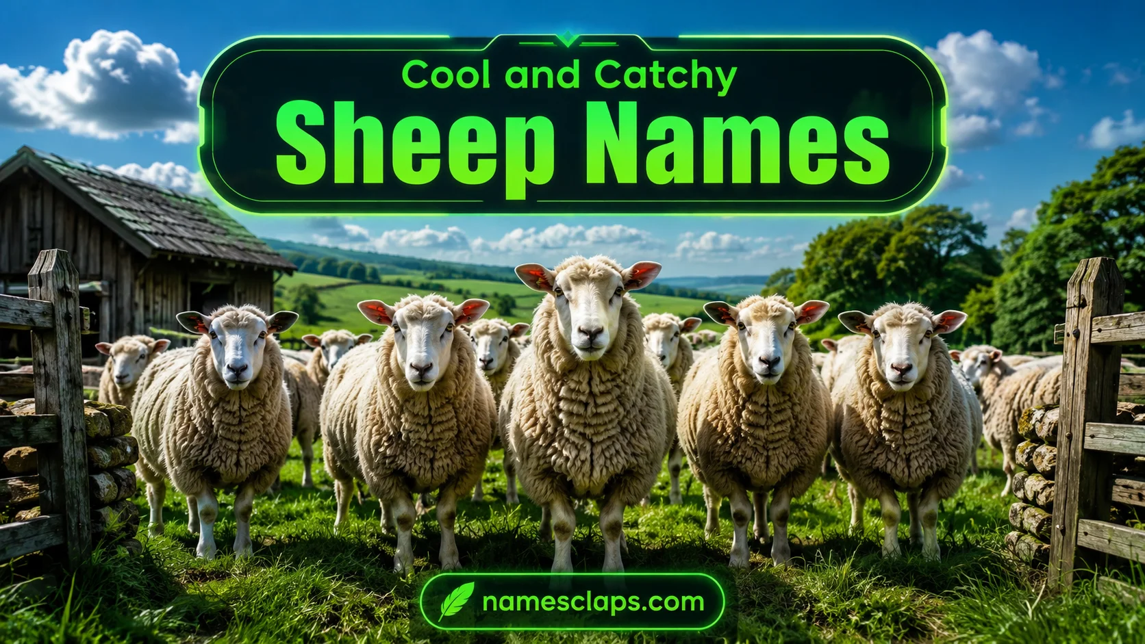 Cool And Catchy Sheep Names