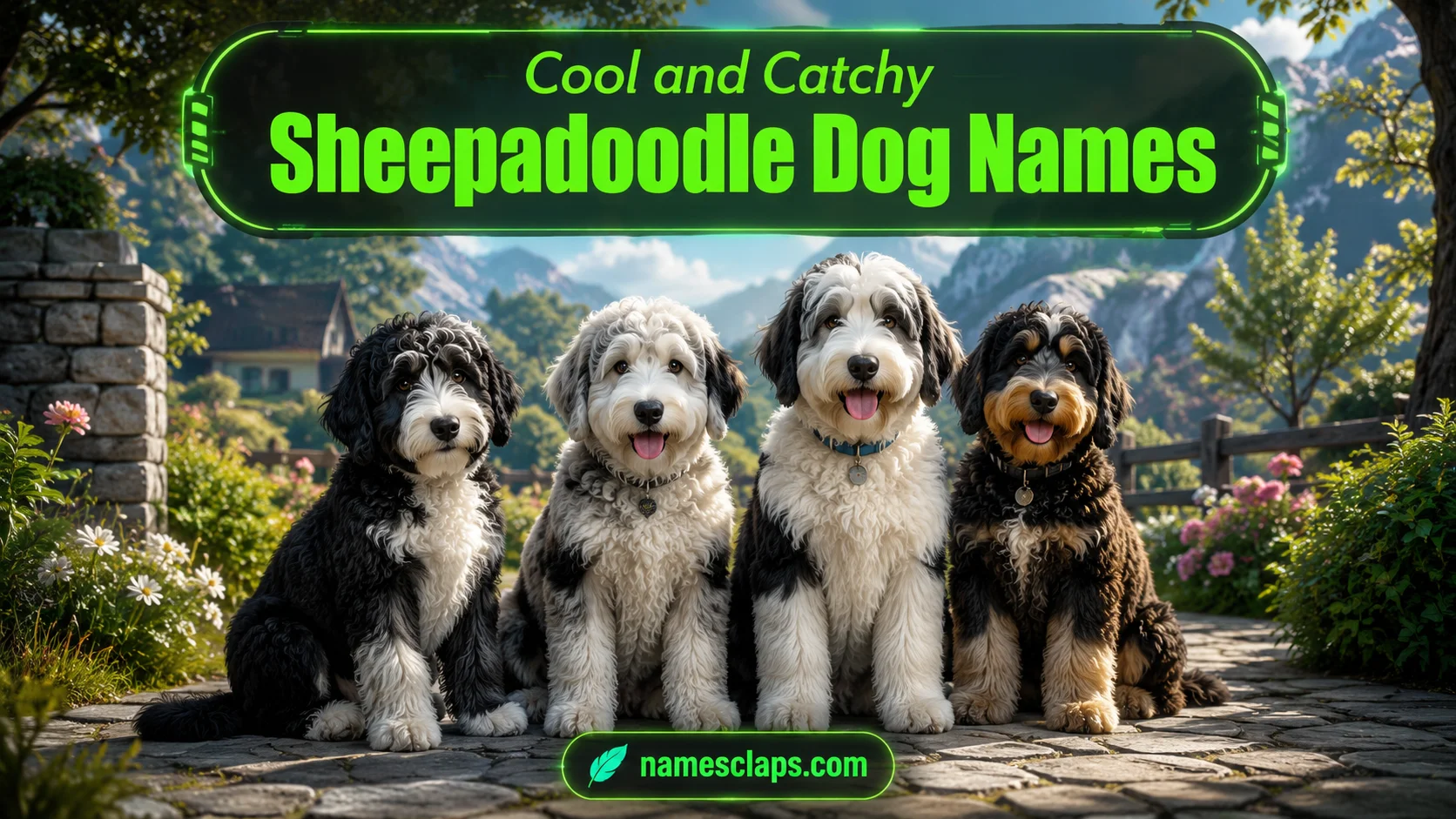 Cool And Catchy Sheepadoodle Dog Names