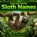 Cool And Catchy Sloth Names