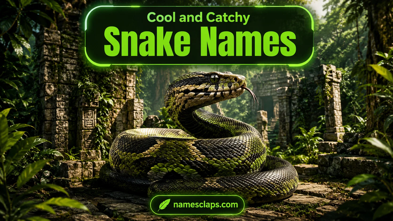 Cool and Catchy Snake Names