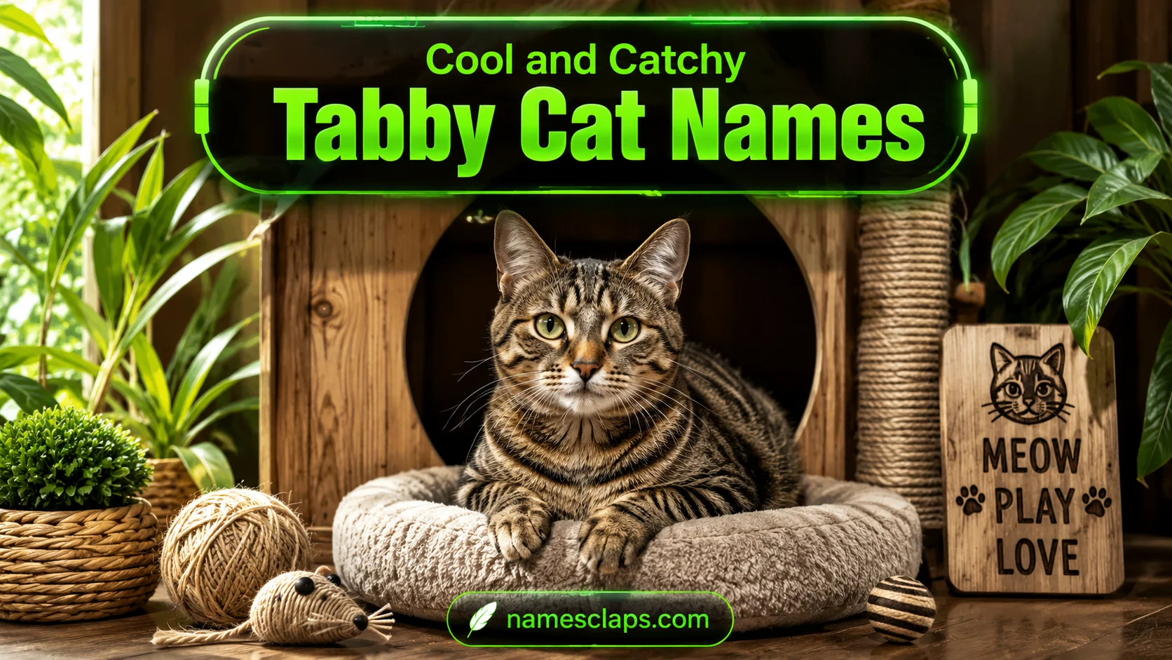 Cool And Catchy Tabby Cat Names