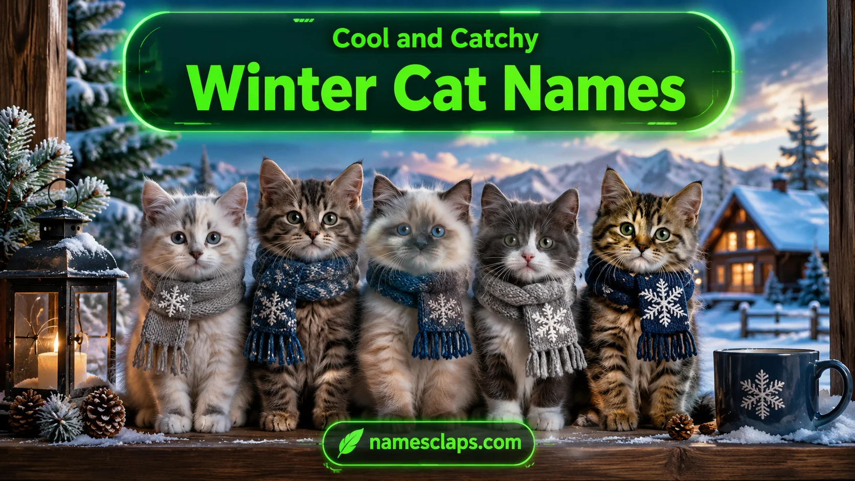 Cool And Catchy Winter Cat Names