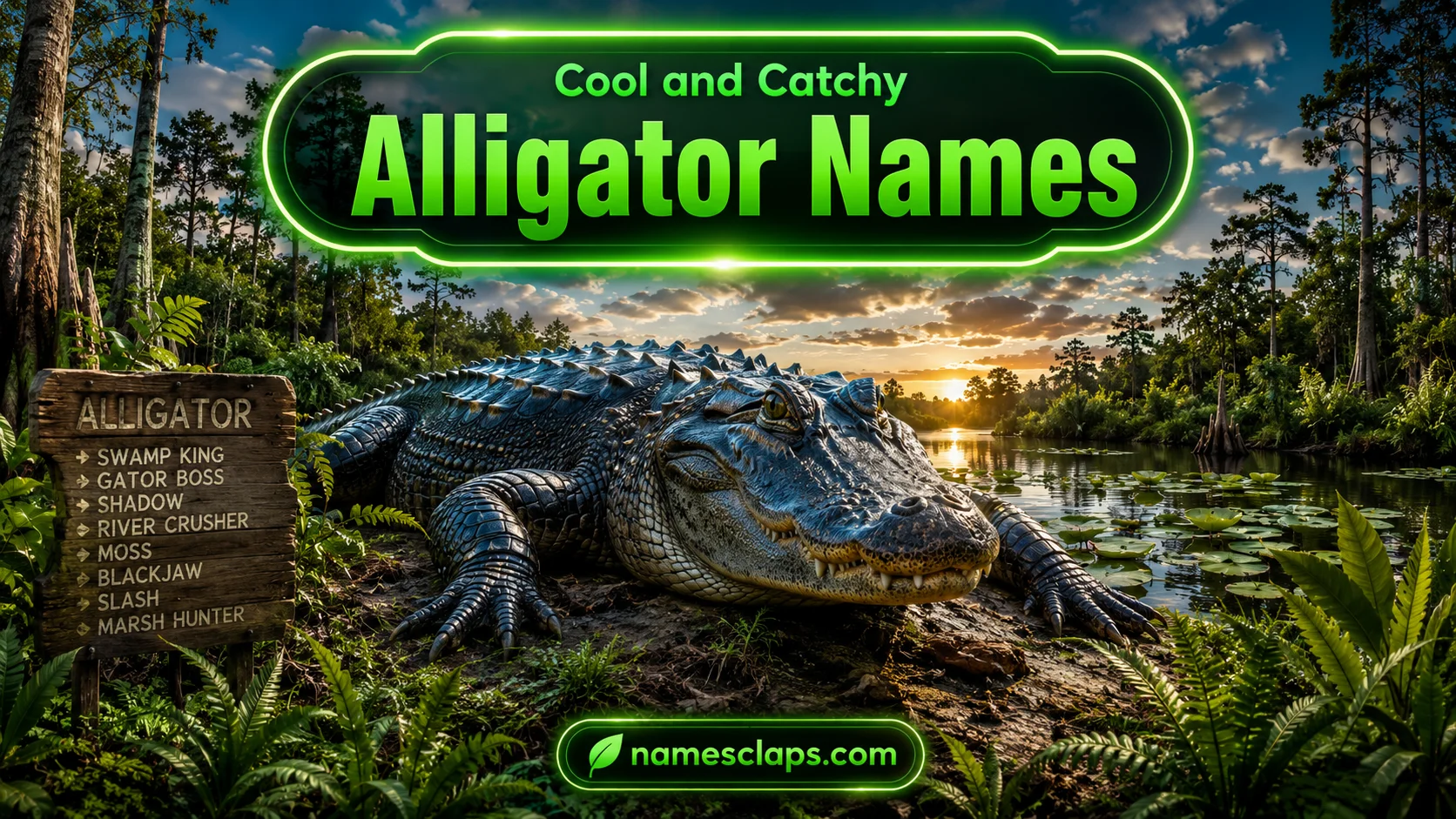 Cool And Catchy Alligator Names
