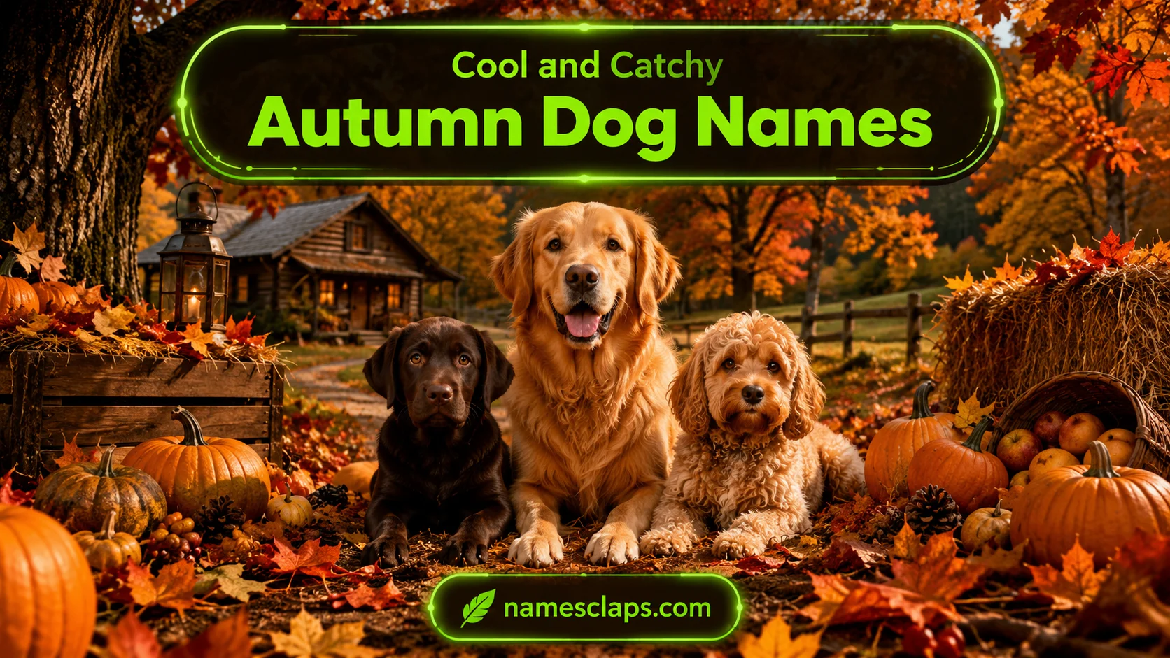 Cool And Catchy Autumn Dog Names