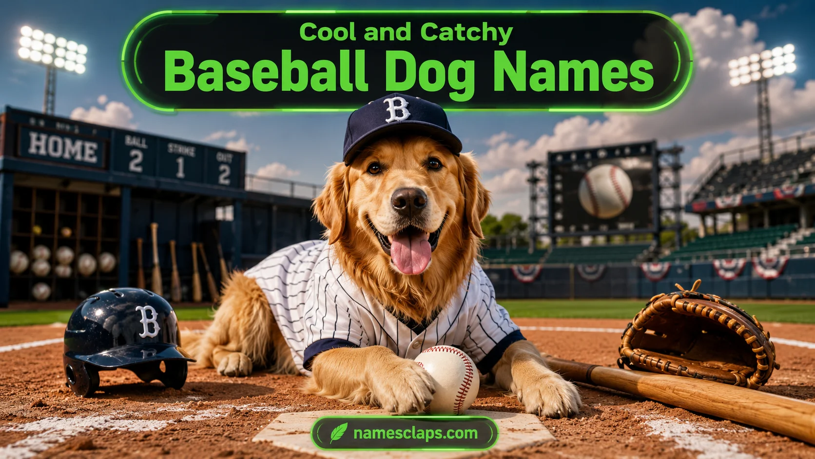 Cool And Catchy Baseball Dog Names