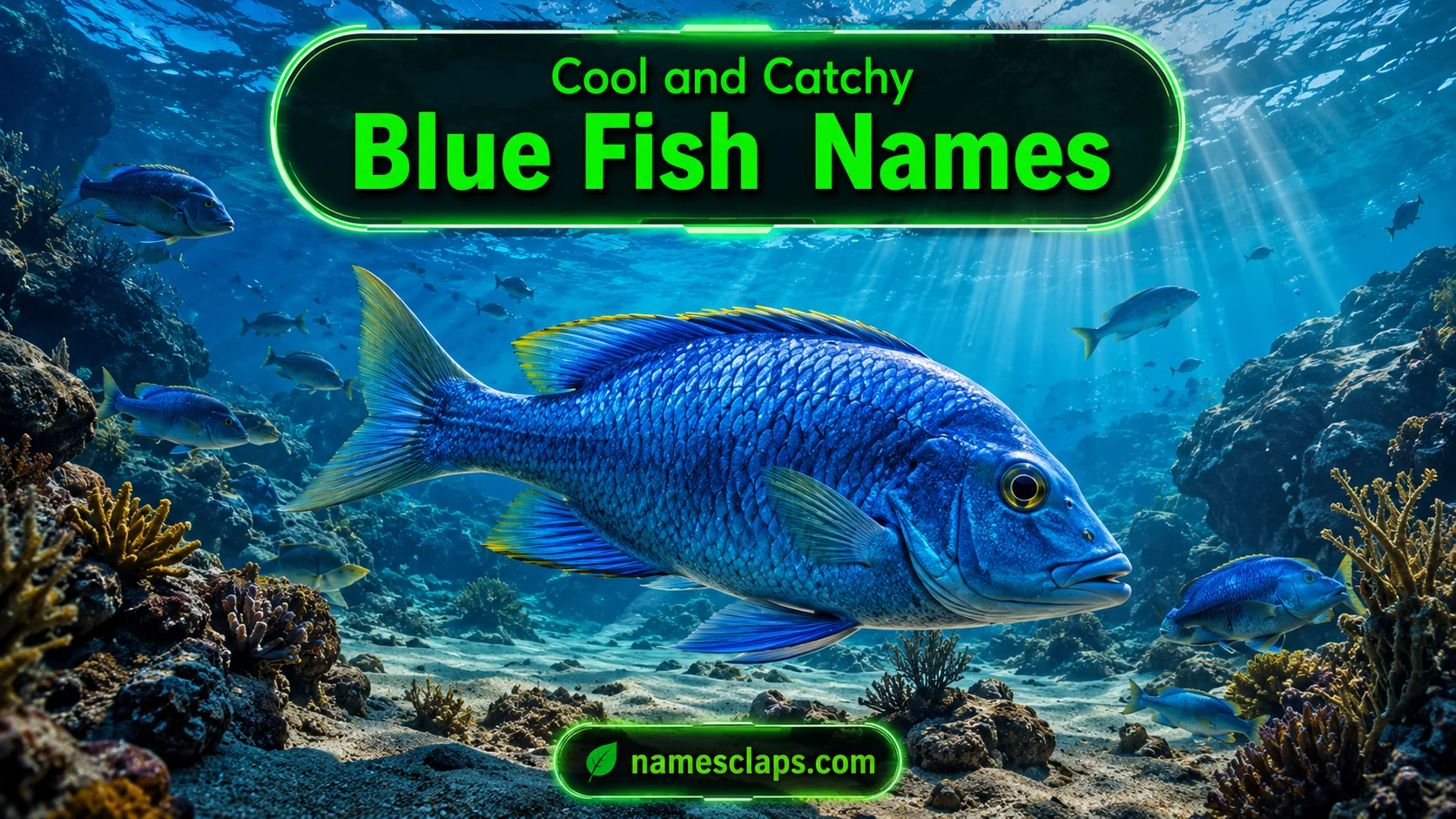 Cool And Catchy Blue Fish Names