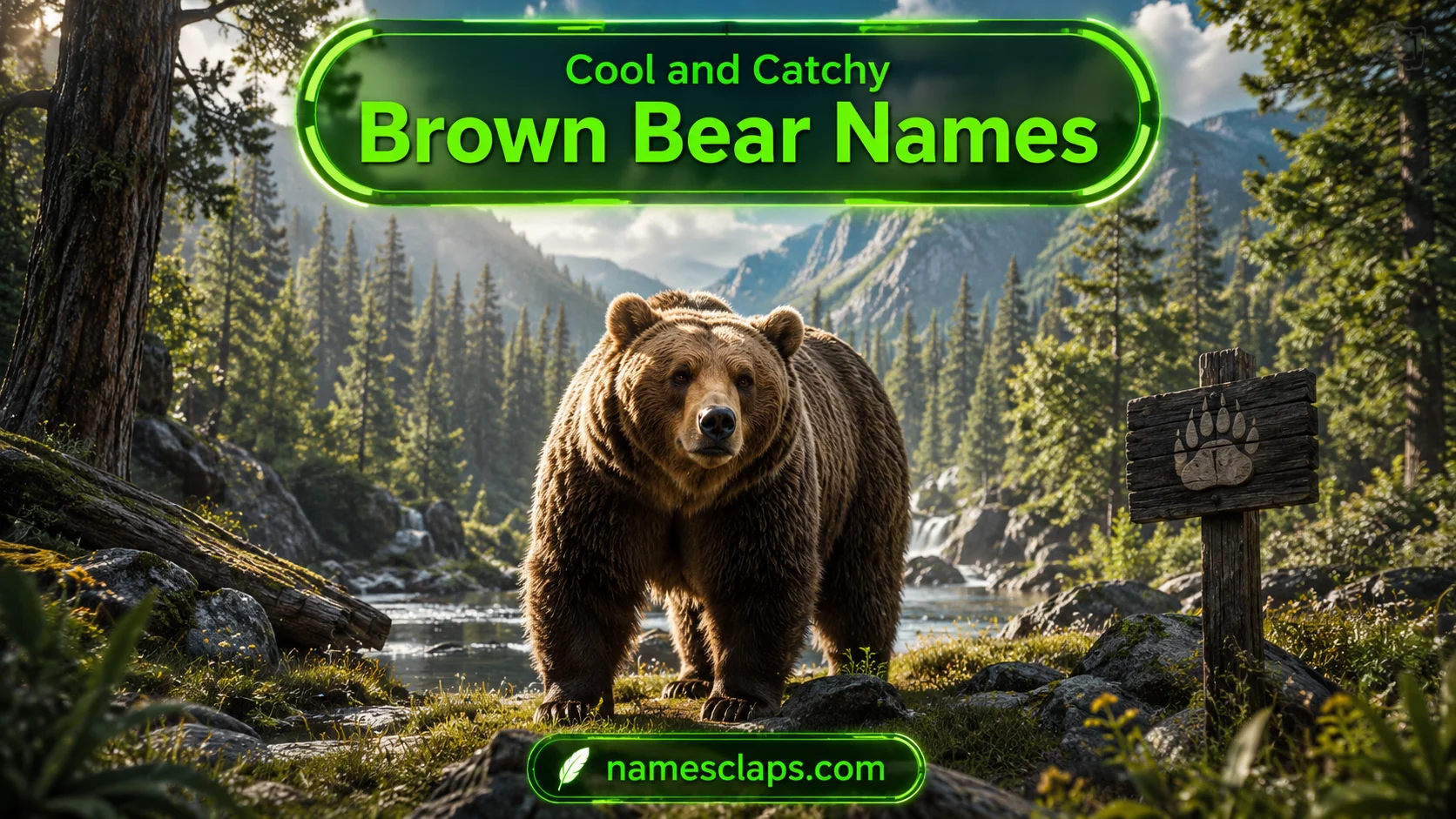 Cool And Catchy Brown Bear Names