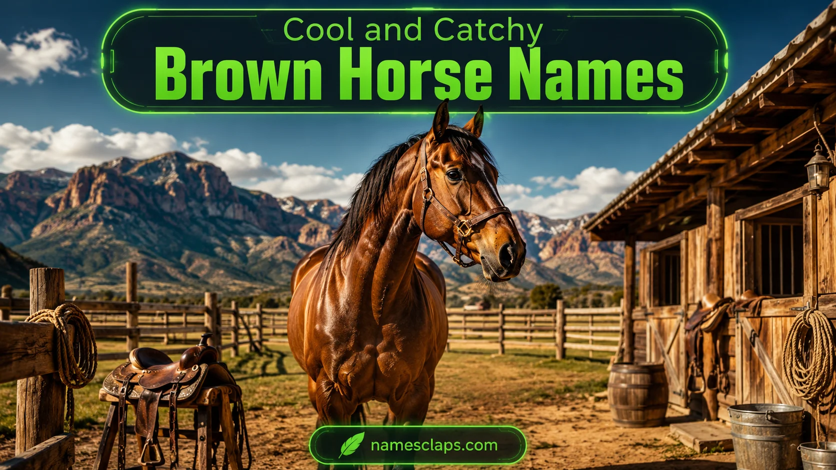 Cool And Catchy Brown Horse Names