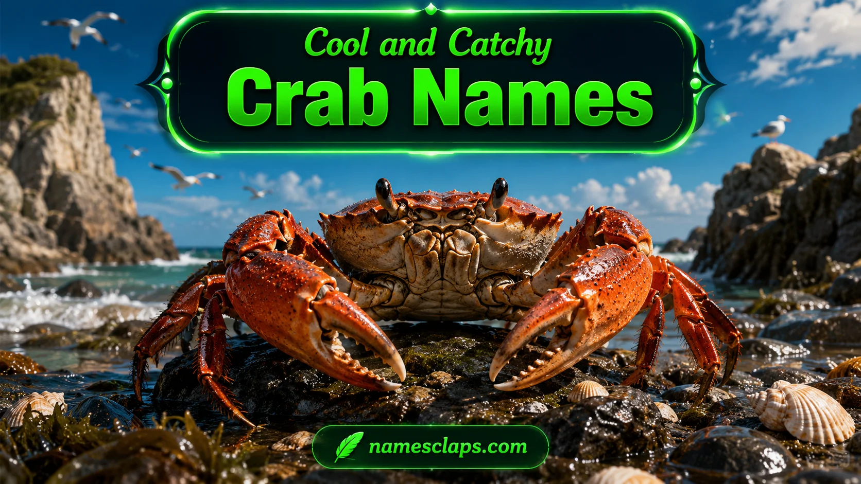 Cool And Catchy Crab Names