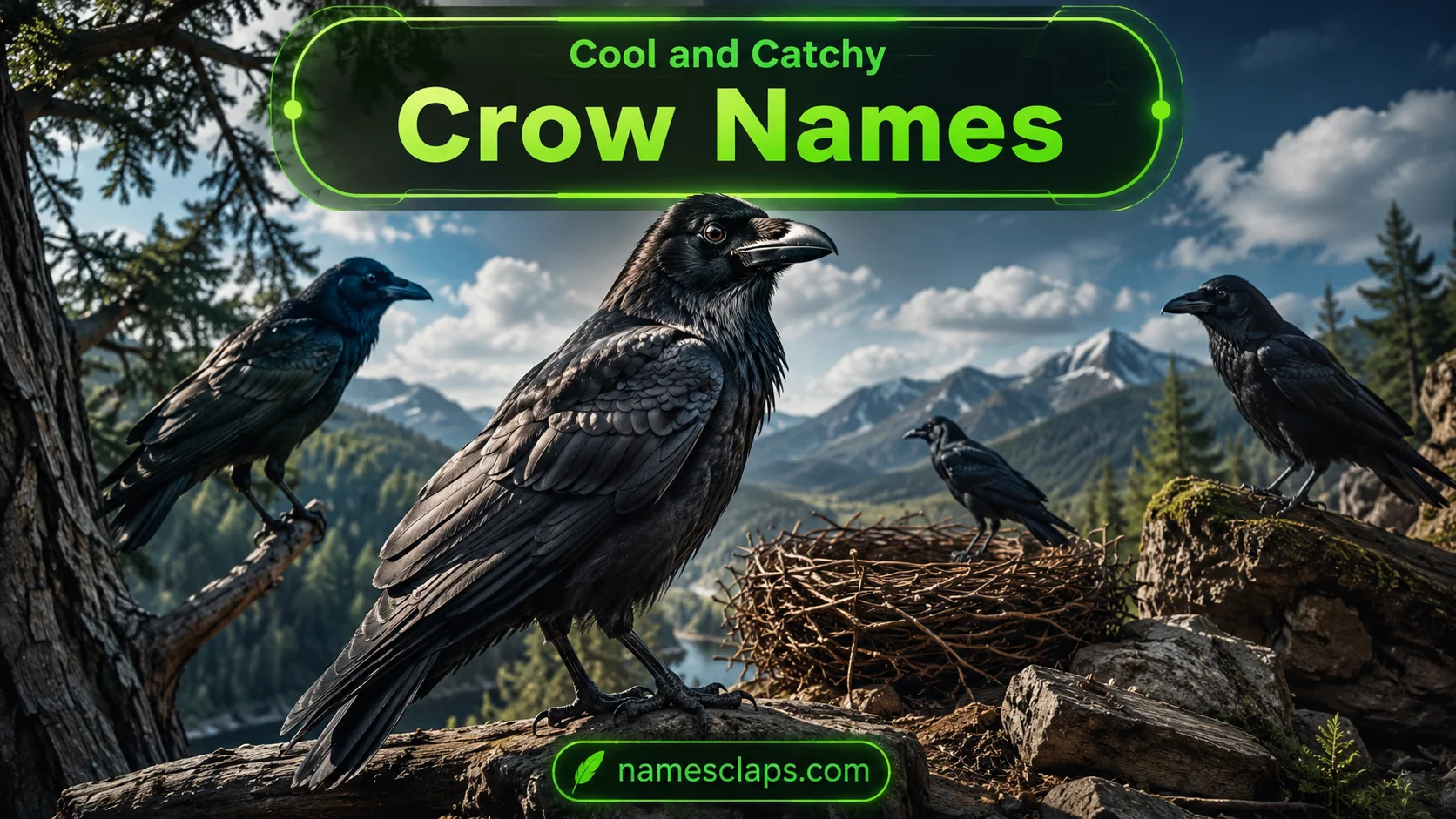 Cool And Catchy Crow Names