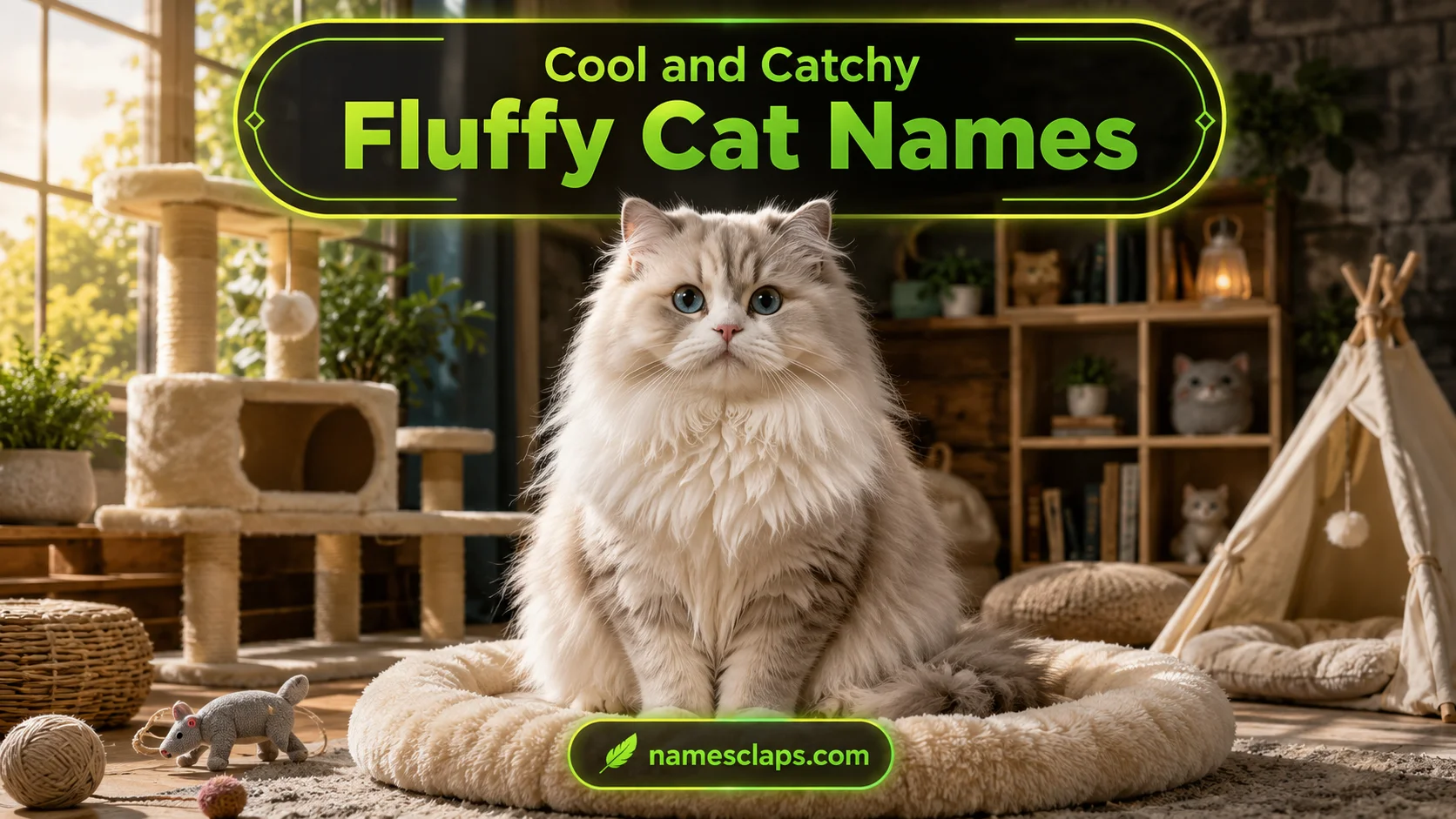 Cool And Catchy Fluffy Cat Names