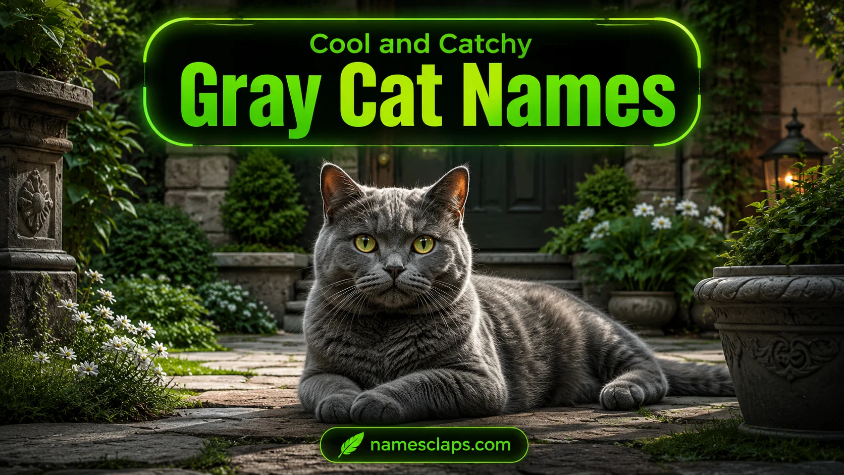 Cool And Catchy Gray Cat Names