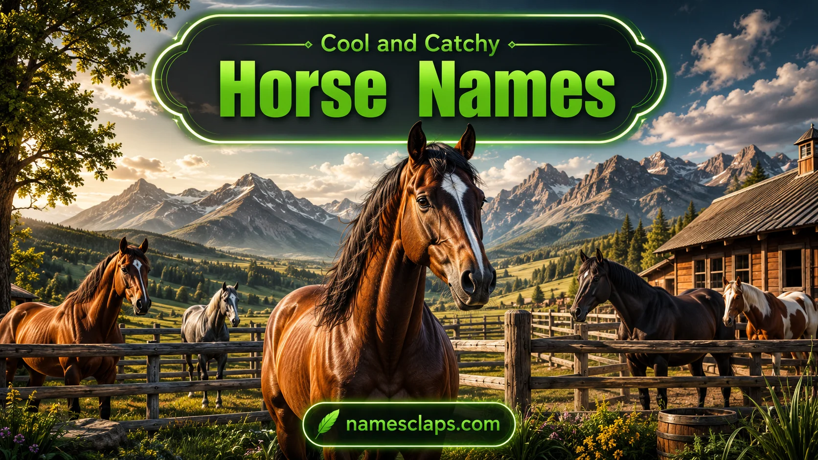 Cool And Catchy Horse Names