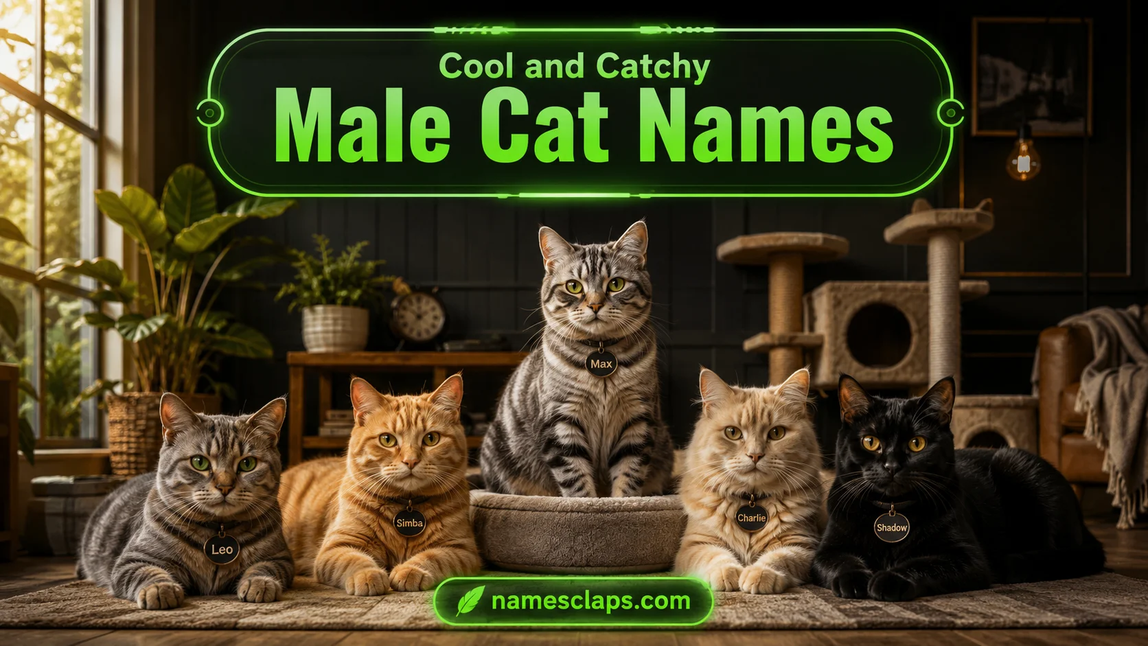 Cool And Catchy Male Cat Names