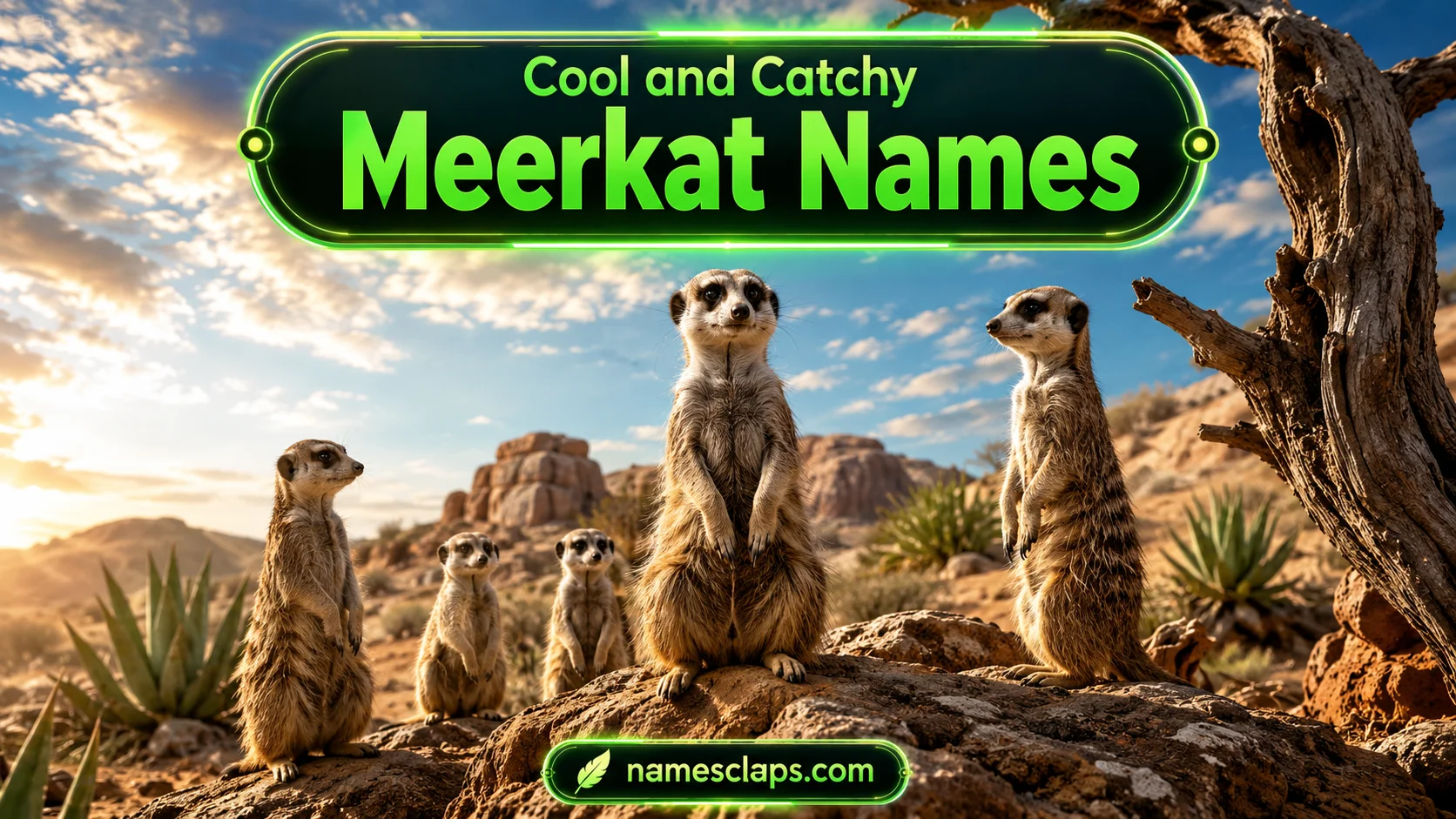 Cool And Catchy Meerkat Names
