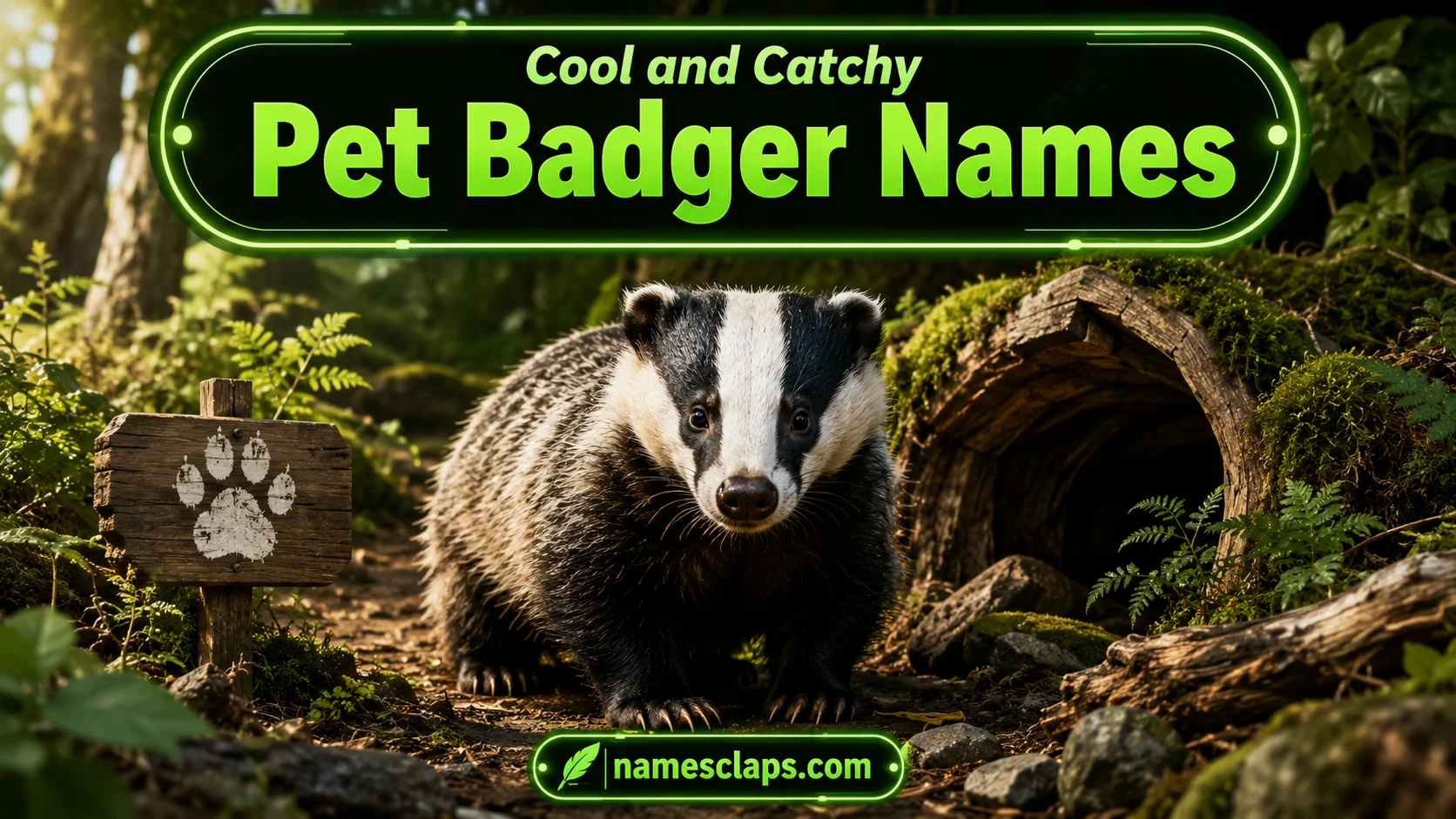 Cool And Catchy Pet Badger Names