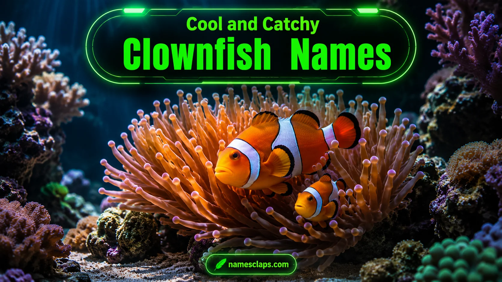 Cool And Catchy Clownfish Names